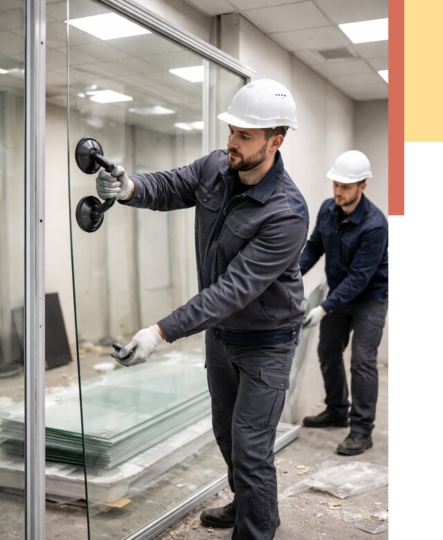 Демонтаж стеклянных перегородок в Сестрорецке от 3280 руб. — быстро и недорого | ОТДЕЛОЧНИК-Сст