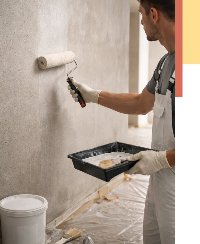 Грунтовка стен в Сестрорецке от 2255 руб. м2 — быстро, недорого, с материалом | ОТДЕЛОЧНИК-Сст