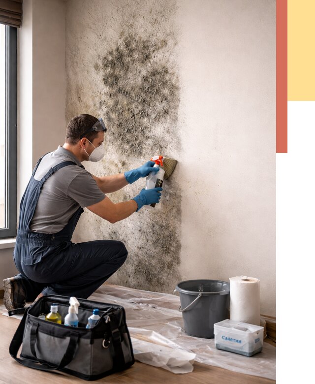 Удаление плесени со стен в Сестрорецке от 2204 руб. — быстро и недорого | ОТДЕЛОЧНИК-Сст