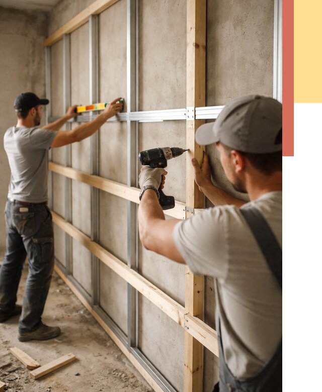 Устройство обрешетки под панели в Сестрорецке от 2152 руб. — монтаж под ключ | ОТДЕЛОЧНИК-Сст