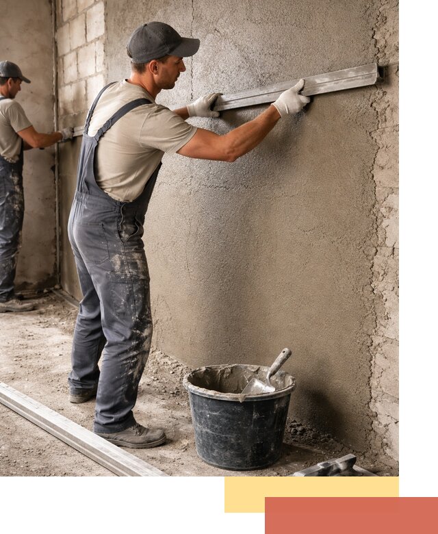 Штукатурка стен цементно-песчаная в Сестрорецке профессионально