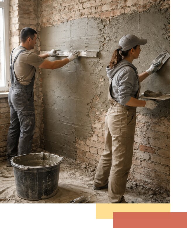 Штукатурка кирпичных стен в Сестрорецке — качественно и надежно