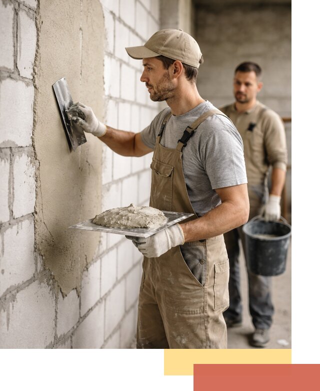 Штукатурка стен из газобетона в Сестрорецке под ключ