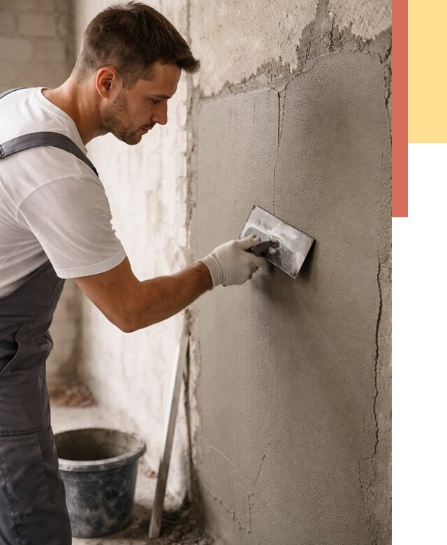 Штукатурка стен под плитку в Сестрорецке от 4305 руб./м2 — выравнивание под плитку | ОТДЕЛОЧНИК-Сст