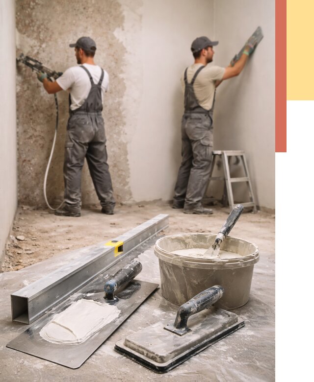 Штукатурка стен под обои в Сестрорецке от 4612 руб./м2 — выравнивание под обои | ОТДЕЛОЧНИК-Сст