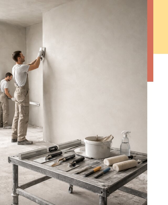 Штукатурка стен под покраску в Сестрорецке от 4612 руб./м² — качественно и недорого | ОТДЕЛОЧНИК-Сст