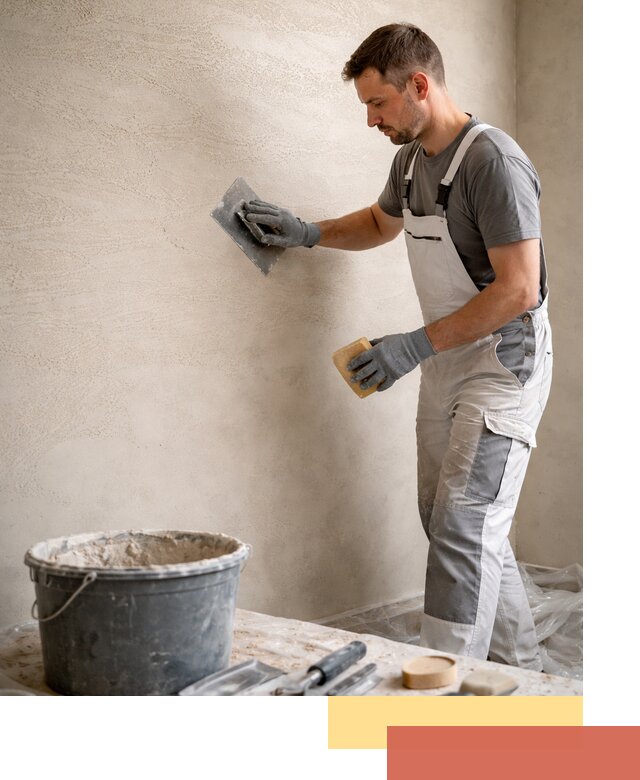 Декоративная штукатурка травертин в Сестрорецке для стен и потолков