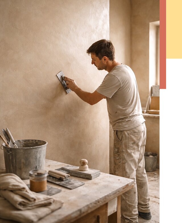 Марокканская штукатурка таделакт в Сестрорецке под ключ от 4305 руб. | ОТДЕЛОЧНИК-Сст