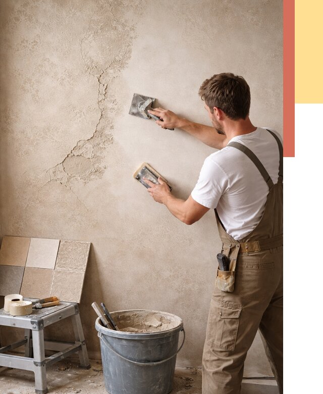 Ремонт декоративной штукатурки в Сестрорецке от 4612 руб. под ключ | ОТДЕЛОЧНИК-Сст