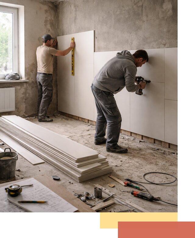 Монтаж ПВХ панелей на стены в Сестрорецке качественно и быстро