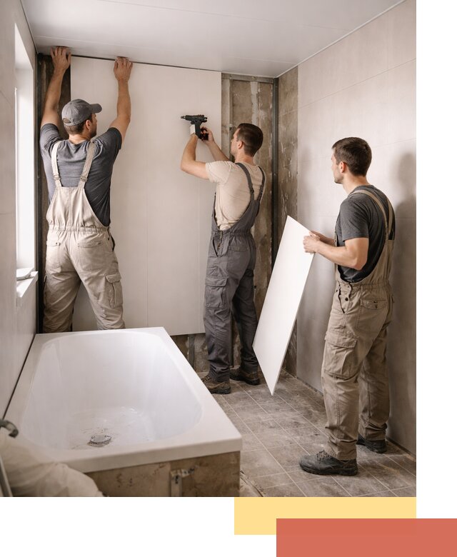 Отделка ванной панели ПВХ профессионально в Сестрорецке