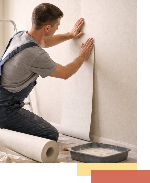 Поклейка флизелиновых обоев в Сестрорецке качественно и быстро