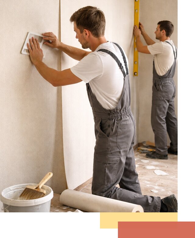 Поклейка бумажных обоев в Сестрорецке качественно и недорого