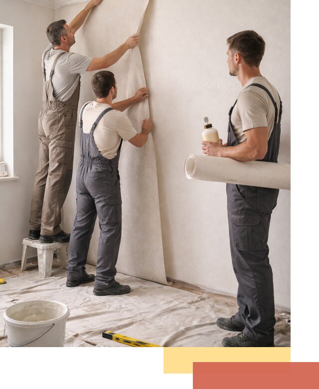 Оклейка стен обоями в Сестрорецке — качественно и профессионально