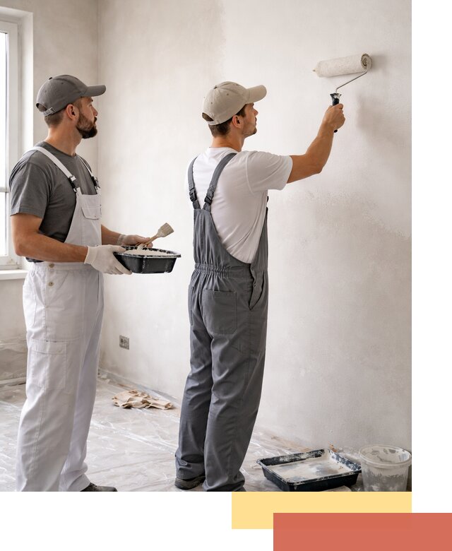 Покраска стен водоэмульсионной краской в Сестрорецке