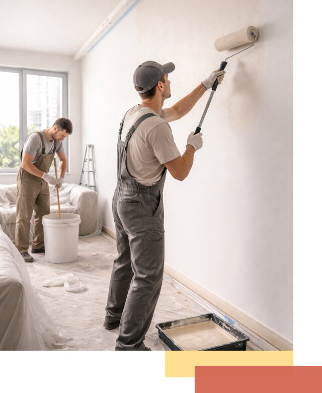 Покраска стен в офисе в Сестрорецке — быстрый и качественный ремонт