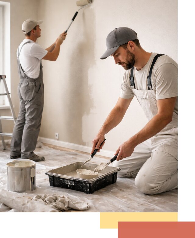 Покраска стен в квартире в Сестрорецке — профессионально и аккуратно