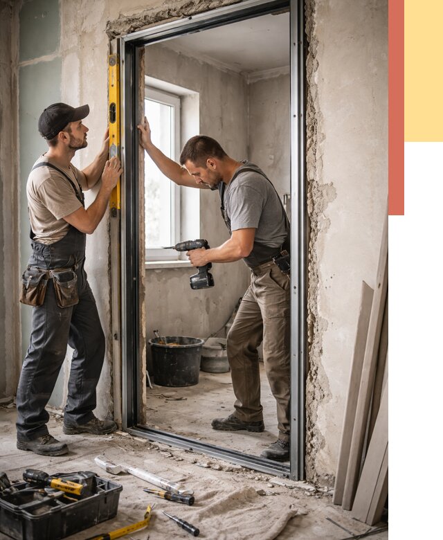 Закладка дверного проема в Сестрорецке от 3587 руб. — быстро и недорого | ОТДЕЛОЧНИК-Сст