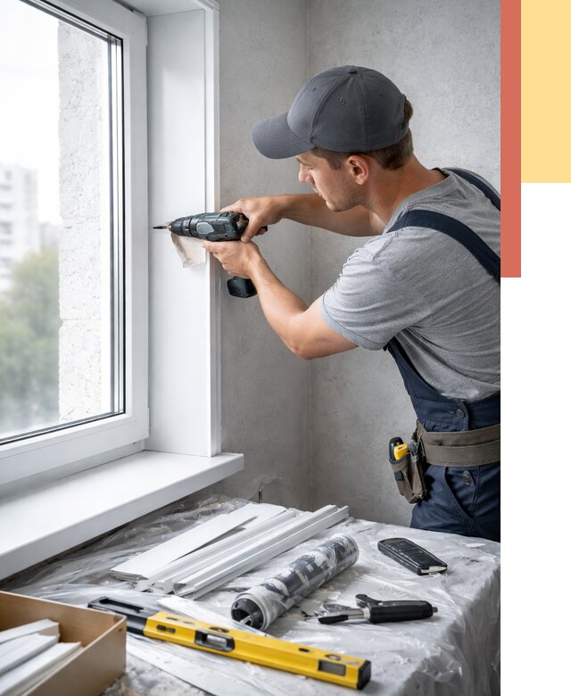 Установка пластиковых откосов в Сестрорецке от 2306 руб. | ОТДЕЛОЧНИК-Сст монтаж, быстро и недорого