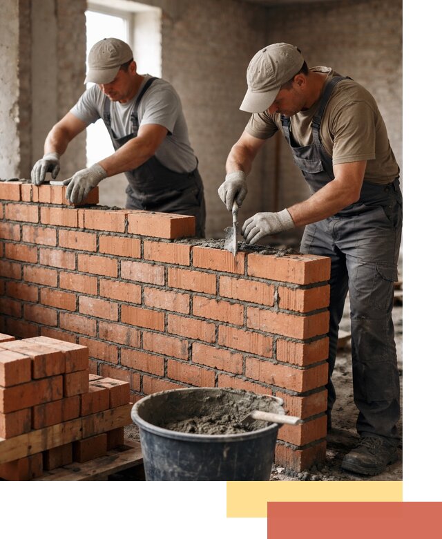 Кладка кирпичных перегородок под ключ в Сестрорецке