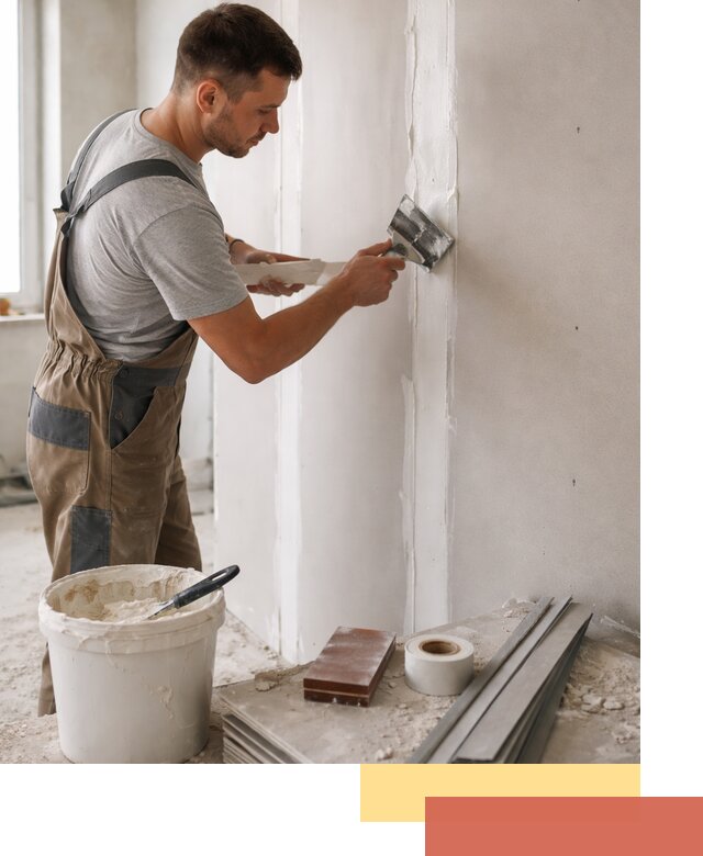 Шпаклевка перегородок из гипсокартона в Сестрорецке качественно и быстро