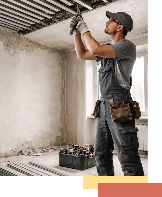 Демонтаж реечного потолка в Сестрорецке быстро и аккуратно