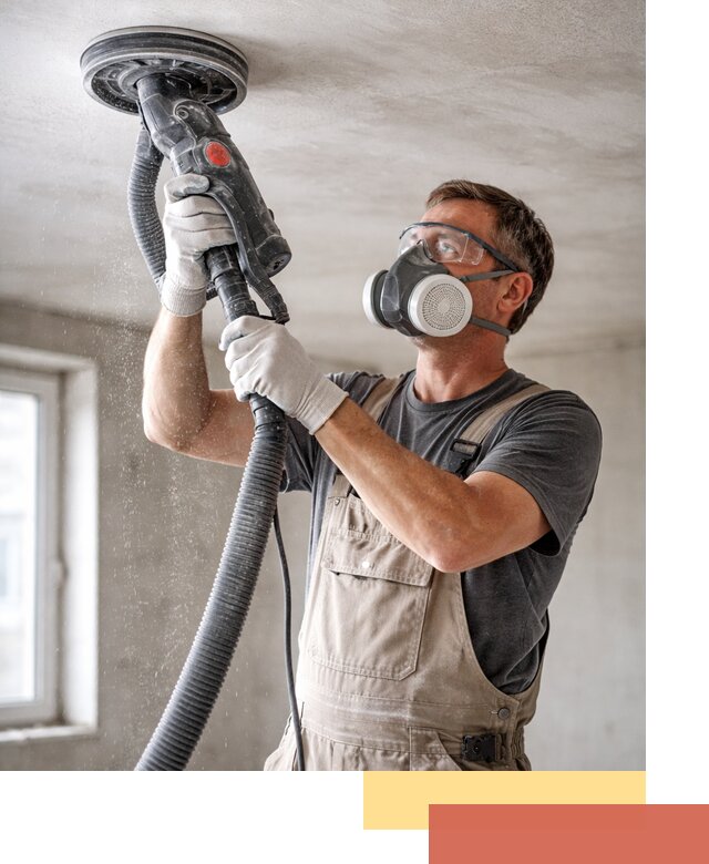 Шлифовка потолка в Сестрорецке — качественная подготовка под отделку