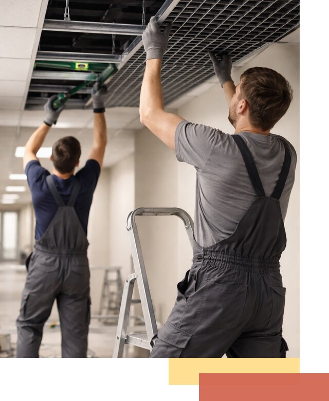 Монтаж потолка Грильято в Сестрорецке: установка под ключ качественно