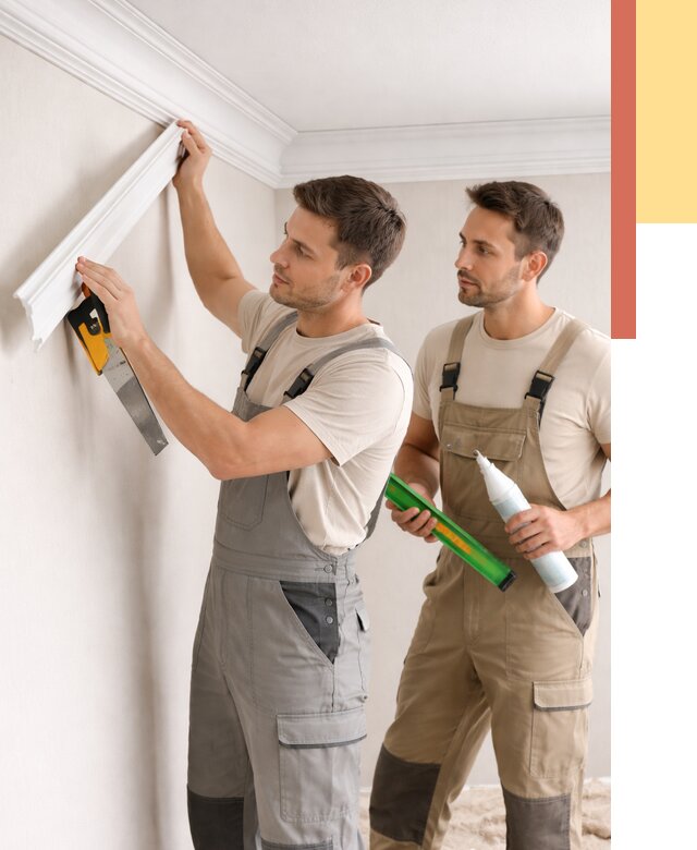 Монтаж потолочного плинтуса в Сестрорецке от 2357 руб. — быстро и недорого | ОТДЕЛОЧНИК-Сст