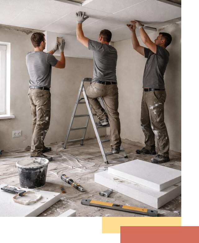 Утепление потолка пенопластом в Сестрорецке быстро и качественно