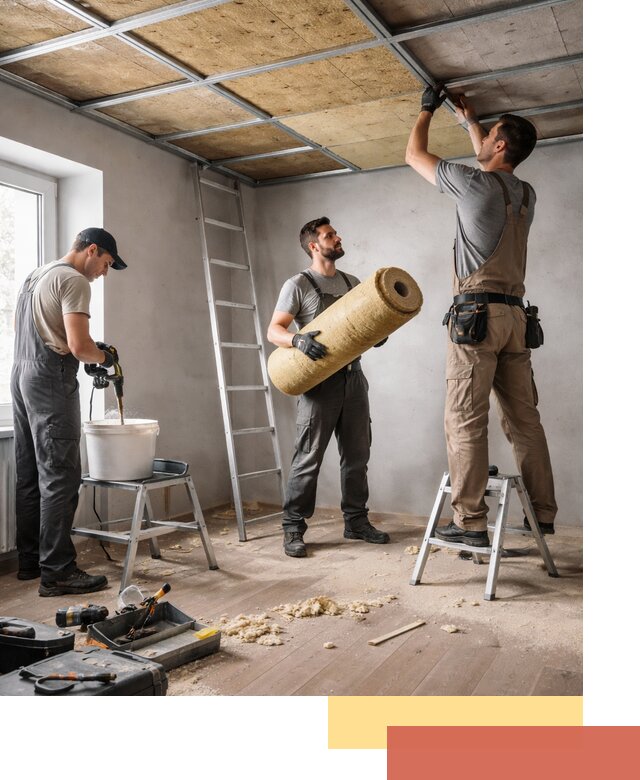 Шумоизоляция потолка в Сестрорецке: профессиональный монтаж и отделка